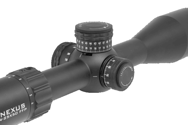 Element Nexus (Gen2) 4-25x50 FFP Rifle Scope Element nexus (gen2) 4 25x50 ffp rifle scope