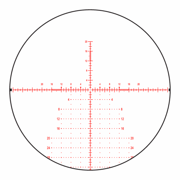Element Nexus (Gen2) 4-25x50 FFP Rifle Scope - APR-2D MOA Reticle Element nexus (gen2) 4 25x50 ffp rifle scope apr 2d moa reticle